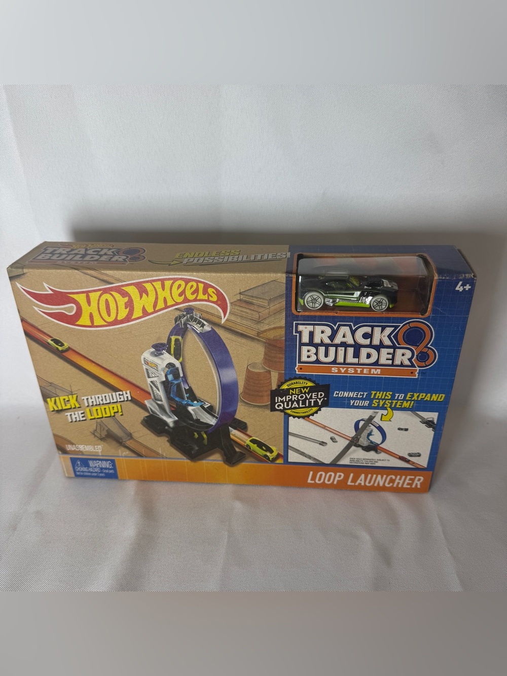 Hot Wheels DMH51 Workshop Track Builder Loop Launcher Extension